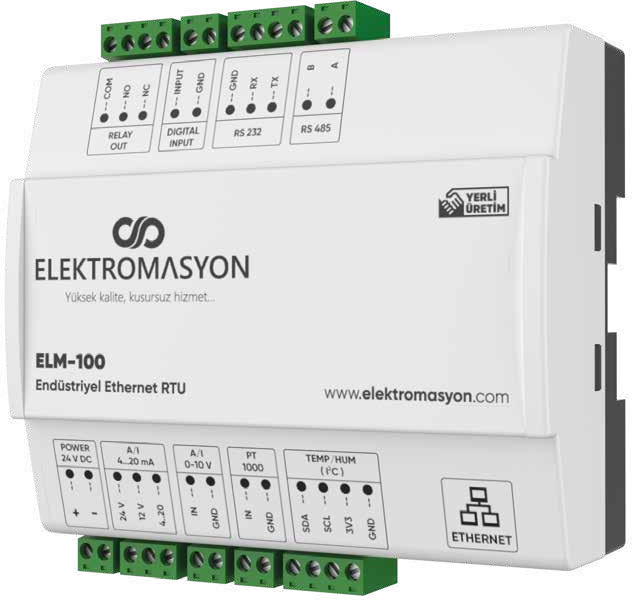 Seri Ethernet Çevirici ve Kontrol Cihazı